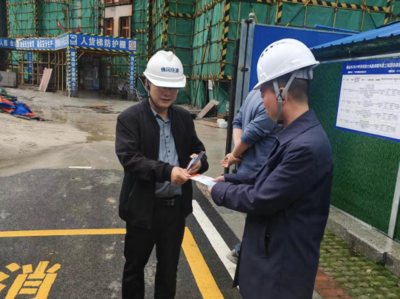 县住建局开展建筑施工节后汛期安全生产检查工作